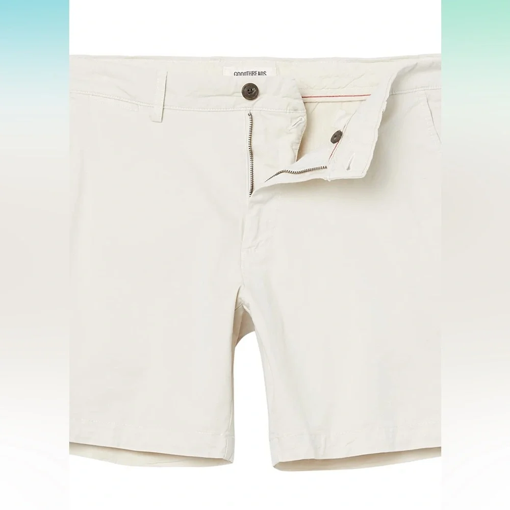 NWT Goodthreads Slim-Fit 7" Flat-Front Comfort Stretch Chino Short - Picture 5 of 6